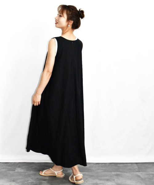 ARGO TOKYO(アルゴトウキョウ)/Cotton Rinen Flare Onepiece 29081 コットンリネンフレアワンピース　リネンワンピース　フレアワンピース　ワンピース　コットンワン/img60