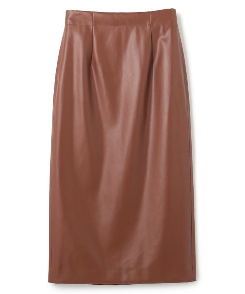 【GISELe 12，1月合併号掲載】DUPHOT / フェイクレザースカート 