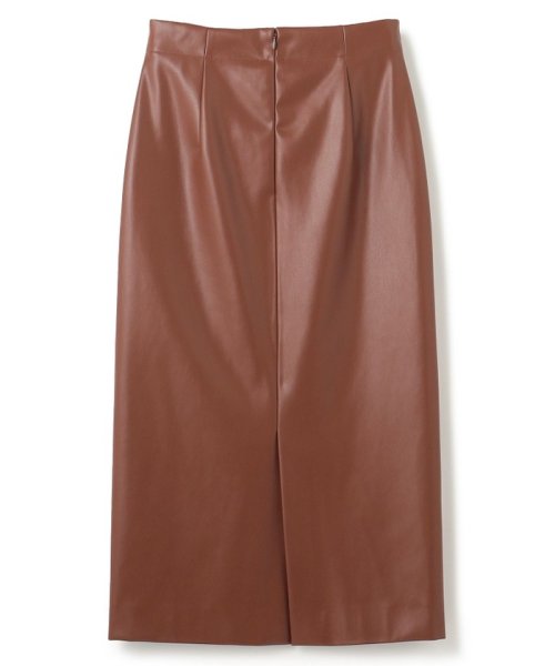 【GISELe 12，1月合併号掲載】DUPHOT / フェイクレザースカート 