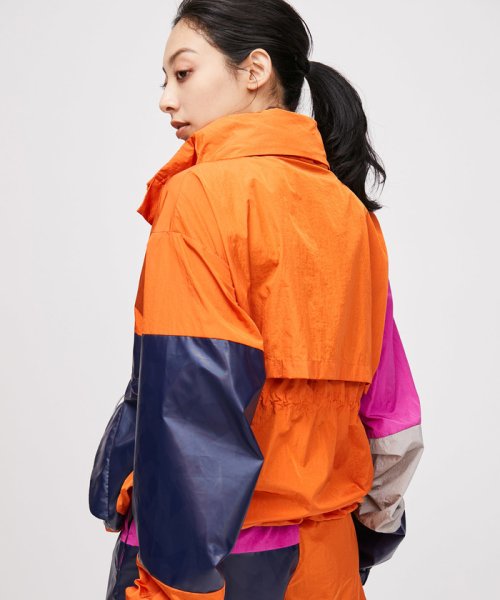 【UV/撥水】MONDRIAN カラーブロックジャケット(505451836) ナージー(NERGY) MAGASEEK
