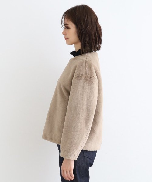 【トレンド！】フェイクファージャケット 