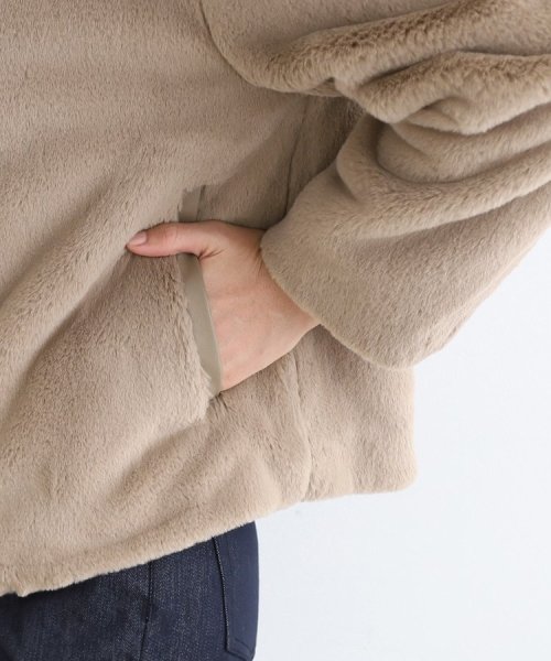 【トレンド！】フェイクファージャケット 