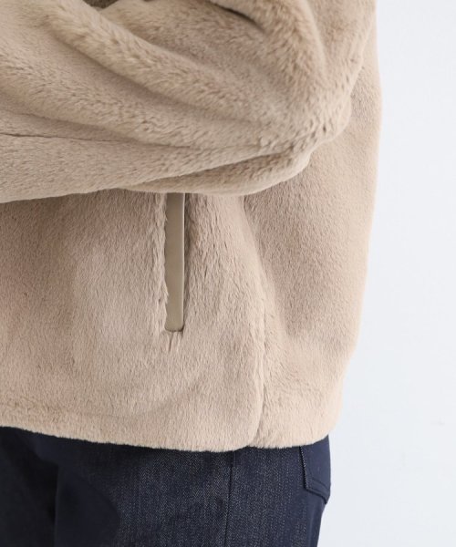 【トレンド！】フェイクファージャケット 