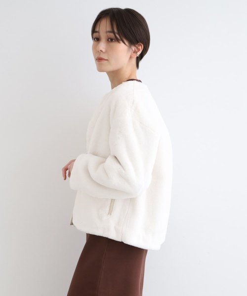 【トレンド！】フェイクファージャケット 