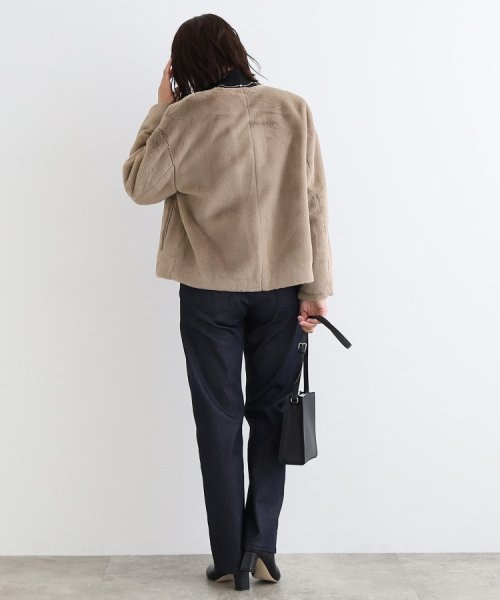 【トレンド！】フェイクファージャケット 