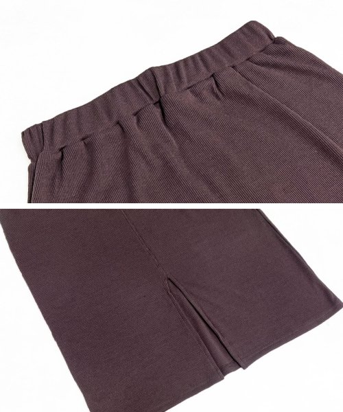 Fizz(フィズ)/TOPS&リブタイトスカートSET　セットアップ　ワンピ　UV シワになりにくい　接触冷感/img14