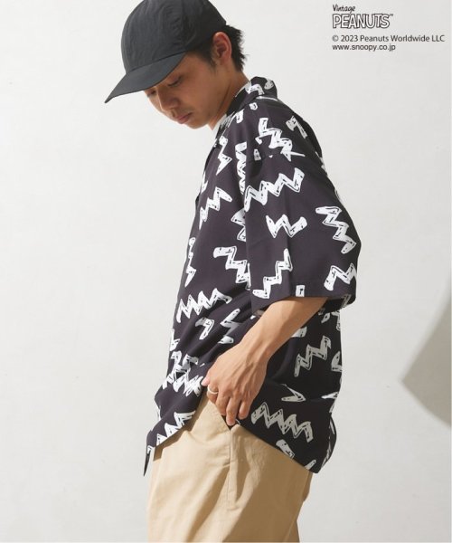 JOURNAL STANDARD relume Men's(ジャーナルスタンダード　レリューム　メンズ)/【PEANUTS × SPORTS WEAR by relume】別注 オープンカラー総柄シャツ/img07