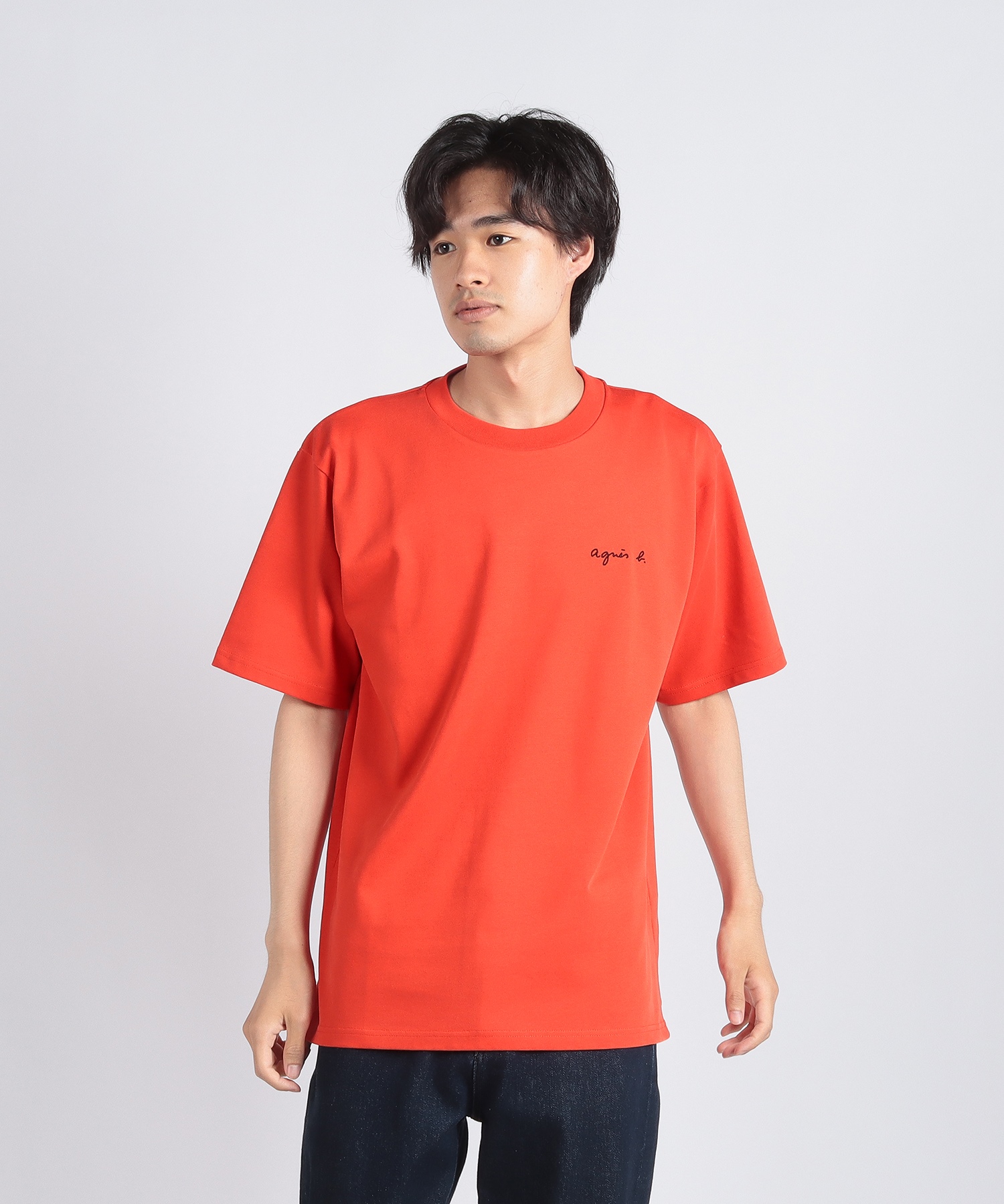 Tシャツ/カットソー(半袖/袖なし)アニエスベー　JEJ3 TSロゴTシャツ