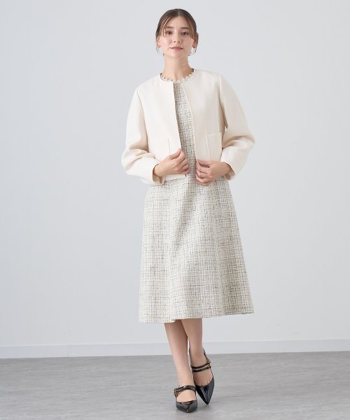 ライトダブルクロスノーカラー ジャケット ライトダブルクロスノーカラー ジャケット U1669648520(12870円)