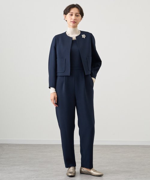 ライトダブルクロスノーカラー ジャケット ライトダブルクロスノーカラー ジャケット U1669648520(12870円)