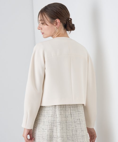 ライトダブルクロスノーカラー ジャケット ライトダブルクロスノーカラー ジャケット U1669648520(12870円)