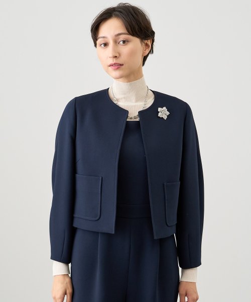 ライトダブルクロスノーカラー ジャケット ライトダブルクロスノーカラー ジャケット U1669648520(12870円)