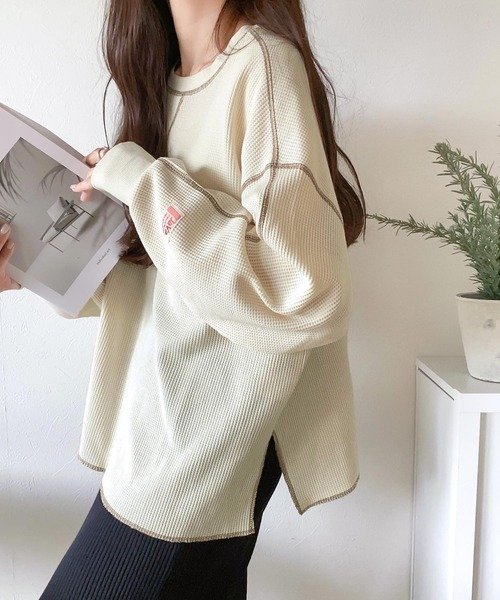 《JaVaジャバ 別注》シンプルなのに格上げ。2way配色ワッフルロンTee 人気・おすすめ|売れ筋商品・話題商品におすすめ コスパ重視 安心配送 スピーディーにお届け 《JaVaジャバ 別注》シンプルなのに格上げ。2way配色ワッフルロンTee 人気・おすすめ|売れ筋商品・話題商品におすすめ コスパ重視 安心配送 スピーディーにお届け