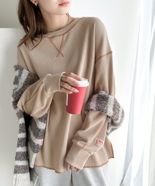 《JaVaジャバ 別注》シンプルなのに格上げ。2way配色ワッフルロンTee 人気・おすすめ|売れ筋商品・話題商品におすすめ コスパ重視 安心配送 スピーディーにお届け 《JaVaジャバ 別注》シンプルなのに格上げ。2way配色ワッフルロンTee 人気・おすすめ|売れ筋商品・話題商品におすすめ コスパ重視 安心配送 スピーディーにお届け