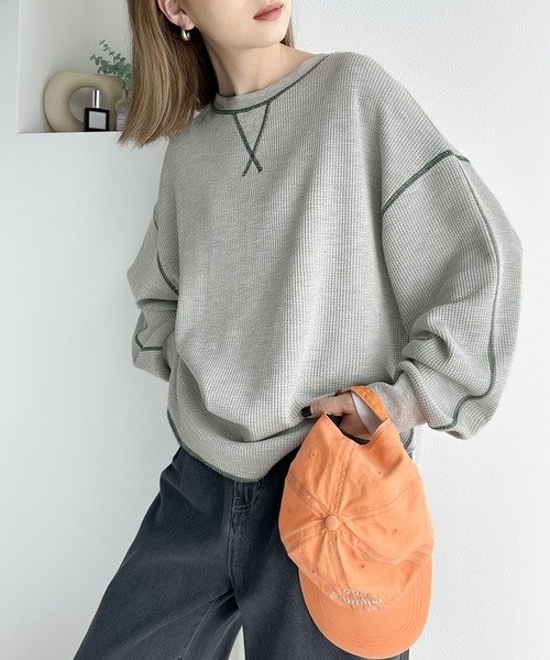 《JaVaジャバ 別注》シンプルなのに格上げ。2way配色ワッフルロンTee 人気・おすすめ|売れ筋商品・話題商品におすすめ コスパ重視 安心配送 スピーディーにお届け 《JaVaジャバ 別注》シンプルなのに格上げ。2way配色ワッフルロンTee 人気・おすすめ|売れ筋商品・話題商品におすすめ コスパ重視 安心配送 スピーディーにお届け