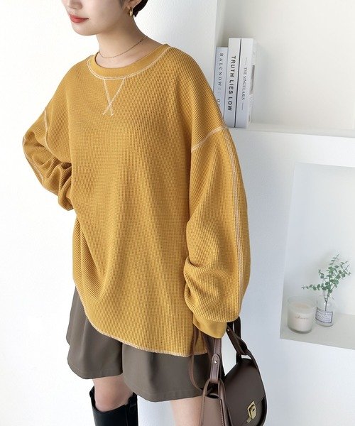 《JaVaジャバ 別注》シンプルなのに格上げ。2way配色ワッフルロンTee 人気・おすすめ|売れ筋商品・話題商品におすすめ コスパ重視 安心配送 スピーディーにお届け 《JaVaジャバ 別注》シンプルなのに格上げ。2way配色ワッフルロンTee 人気・おすすめ|売れ筋商品・話題商品におすすめ コスパ重視 安心配送 スピーディーにお届け