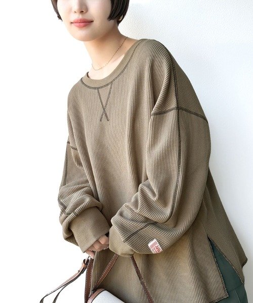 《JaVaジャバ 別注》シンプルなのに格上げ。2way配色ワッフルロンTee 人気・おすすめ|売れ筋商品・話題商品におすすめ コスパ重視 安心配送 スピーディーにお届け 《JaVaジャバ 別注》シンプルなのに格上げ。2way配色ワッフルロンTee 人気・おすすめ|売れ筋商品・話題商品におすすめ コスパ重視 安心配送 スピーディーにお届け