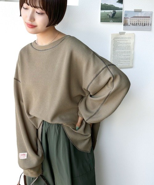《JaVaジャバ 別注》シンプルなのに格上げ。2way配色ワッフルロンTee 人気・おすすめ|売れ筋商品・話題商品におすすめ コスパ重視 安心配送 スピーディーにお届け 《JaVaジャバ 別注》シンプルなのに格上げ。2way配色ワッフルロンTee 人気・おすすめ|売れ筋商品・話題商品におすすめ コスパ重視 安心配送 スピーディーにお届け