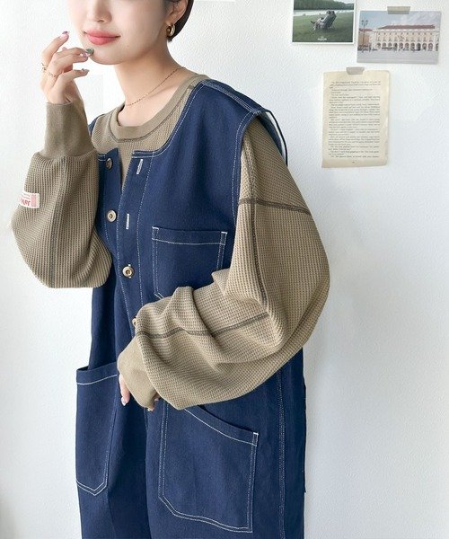 《JaVaジャバ 別注》シンプルなのに格上げ。2way配色ワッフルロンTee 人気・おすすめ|売れ筋商品・話題商品におすすめ コスパ重視 安心配送 スピーディーにお届け 《JaVaジャバ 別注》シンプルなのに格上げ。2way配色ワッフルロンTee 人気・おすすめ|売れ筋商品・話題商品におすすめ コスパ重視 安心配送 スピーディーにお届け