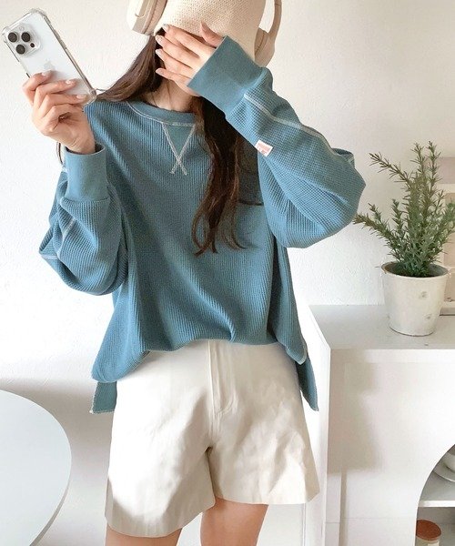 《JaVaジャバ 別注》シンプルなのに格上げ。2way配色ワッフルロンTee 人気・おすすめ|売れ筋商品・話題商品におすすめ コスパ重視 安心配送 スピーディーにお届け 《JaVaジャバ 別注》シンプルなのに格上げ。2way配色ワッフルロンTee 人気・おすすめ|売れ筋商品・話題商品におすすめ コスパ重視 安心配送 スピーディーにお届け