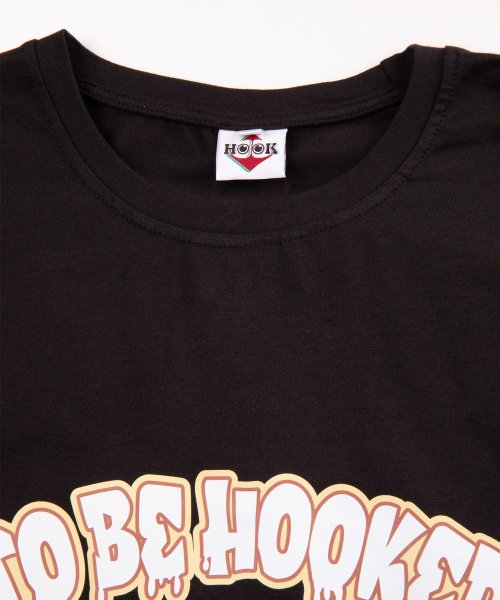 HOOK(HOOK（フック）)/HOOK －original－ かわいいカートゥーンプリントボーダー切り替え袖TEE/img63