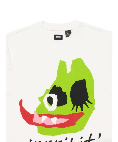 Levi's(リーバイス)/LEVI'S(R) SKATE グラフィック Tシャツ ホワイト RRIBIT GREEN/img05