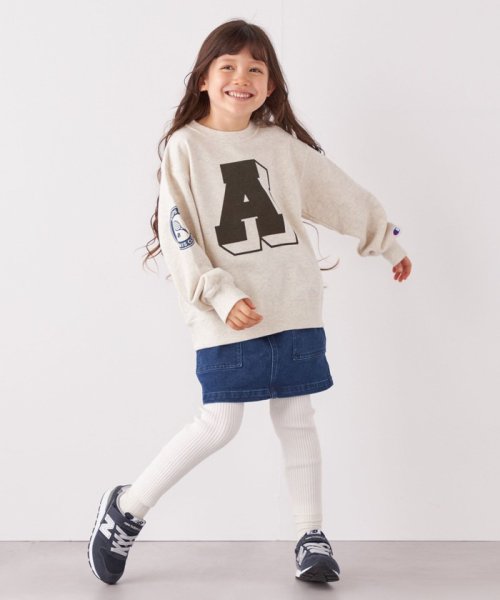 SHIPS any WOMEN(シップス　エニィ　ウィメン)/【SHIPS any別注】 Champion: テニスクラブ クルーネック スウェット 〈KIDS〉◇/img01