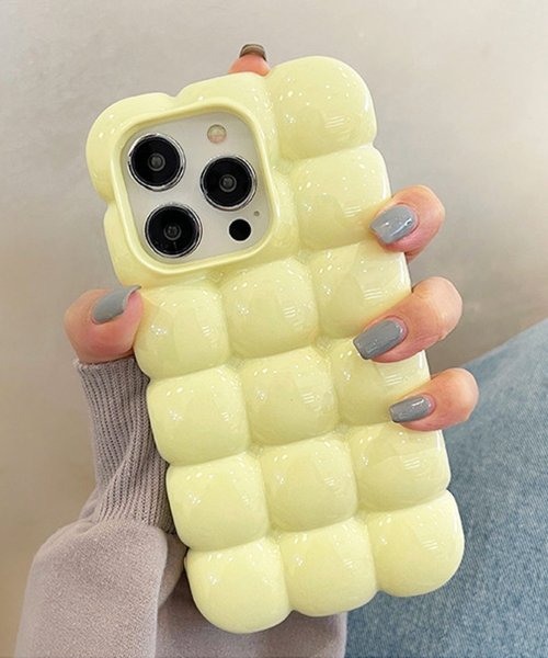 shopnikoniko(ショップにこにこ)/ぽこぽこ 立体的 スマホケース ma 【即納】 スマホカバー アイフォンケース iPhoneケース パステルカラー ぷくぷく iPhone13 iPhone14/img04