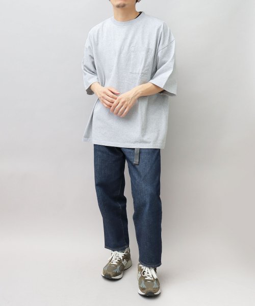 Goodwear(グッドウェア)/Goodwear グッドウェア USAコットン ポケット付き Tシャツ 半袖 スーパービッグシルエット オーバーサイズ/img16