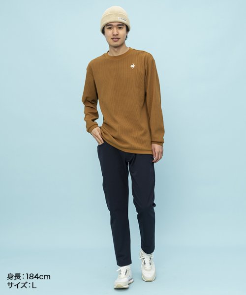 le coq sportif (ルコックスポルティフ)/【光吸収発熱/はっ水】ヒートナビ エアスタイリッシュパンツ ルフフォルム(秋冬用)/img21