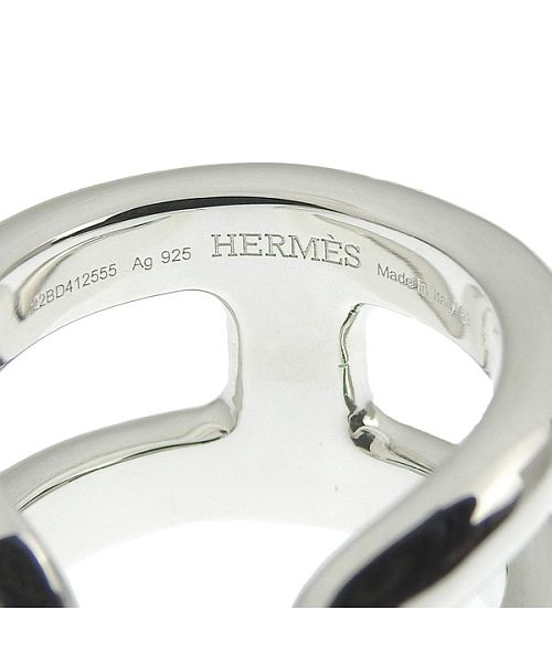 HERMES エルメス OSMOSE オスモズ リング 指輪 シルバー 925 13号