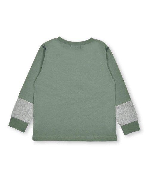 BeBe Petits Pois Vert(ベベ プチ ポワ ヴェール)/切り替えロングスリーブTシャツ(95~150cm)/img06