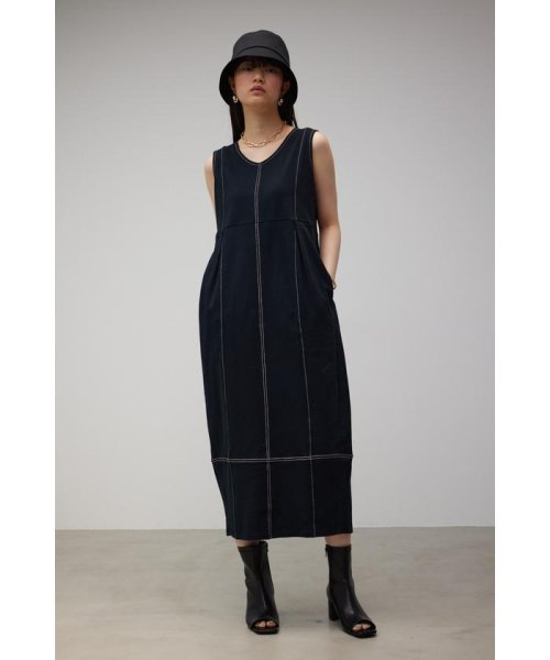 AZUL by moussy(アズールバイマウジー)/STITCH DESIGN COCOON CUT OP/img12