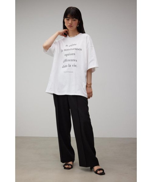 AZUL by moussy(アズールバイマウジー)/ルーズシルエットロゴTシャツ/img03