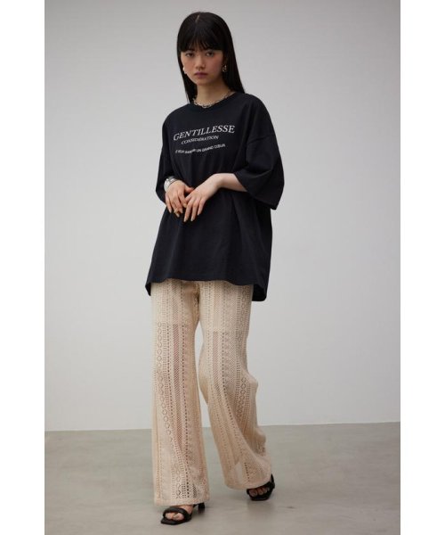 AZUL by moussy(アズールバイマウジー)/ルーズシルエットロゴTシャツ/img12