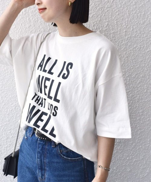 SHIPS WOMEN(シップス　ウィメン)/【SHIPS別注】81BRANCA:5分袖 ロゴ TEE 24SS ◇/img11