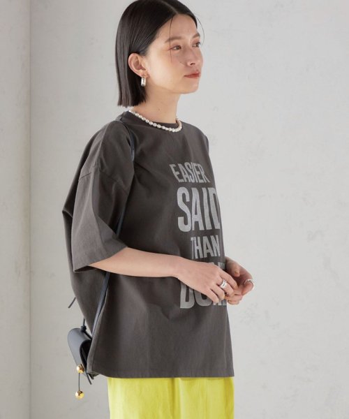 SHIPS WOMEN(シップス　ウィメン)/【SHIPS別注】81BRANCA:5分袖 ロゴ TEE 24SS /img23