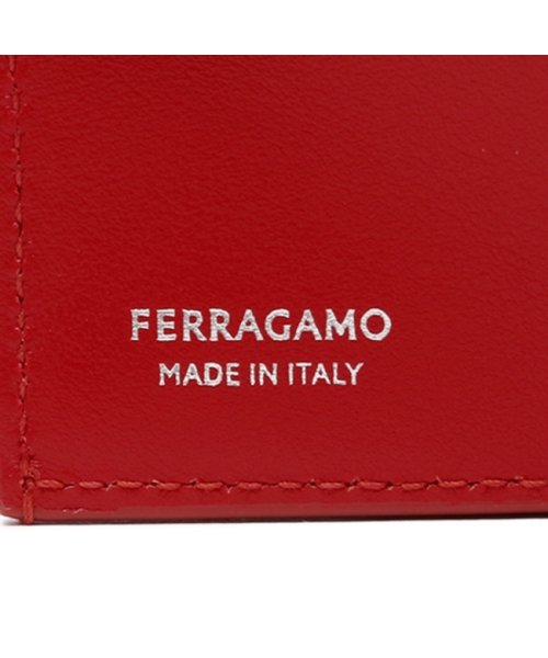 FERRAGAMO(フェラガモ)/フェラガモ 二つ折り財布 ワンダ レッド レディース FERRAGAMO 220434 760660/img08