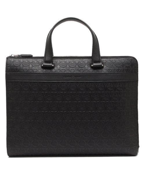 フェラガモ ブリーフケース トラベル ビジネスバッグ ブラック メンズ FERRAGAMO 241150 757923 FERRAGAMO フェラガモ ブリーフケース トラベル ビジネスバッグ ブラック メンズ