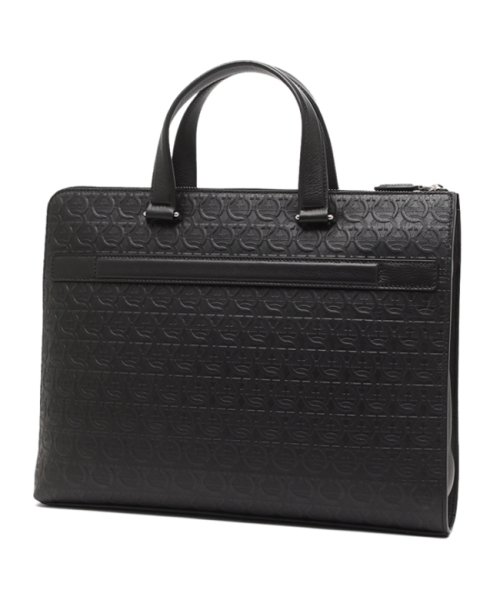 フェラガモ ブリーフケース トラベル ビジネスバッグ ブラック メンズ FERRAGAMO 241150 757923 FERRAGAMO フェラガモ ブリーフケース トラベル ビジネスバッグ ブラック メンズ