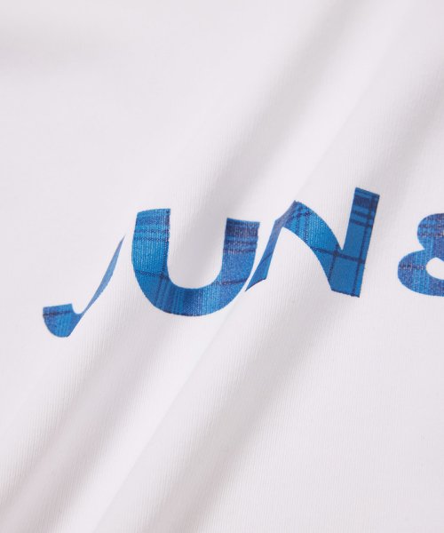 JUN and ROPE(ジュン＆ロペ)/【UV】【接触冷感】リブモック4分袖ロゴゆるトップス/img18