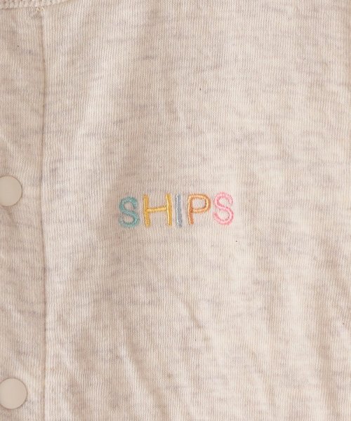SHIPS KIDS(シップスキッズ)/SHIPS KIDS:70～80cm / 接結 ロゴ 長袖 ロンパース/img07