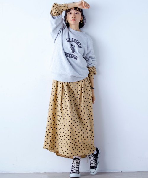 SHIPS any WOMEN(シップス　エニィ　ウィメン)/【SHIPS any別注】MIYAKO TAKAYAMA × SHIPS any: ドット マキシ ワンピース/img14