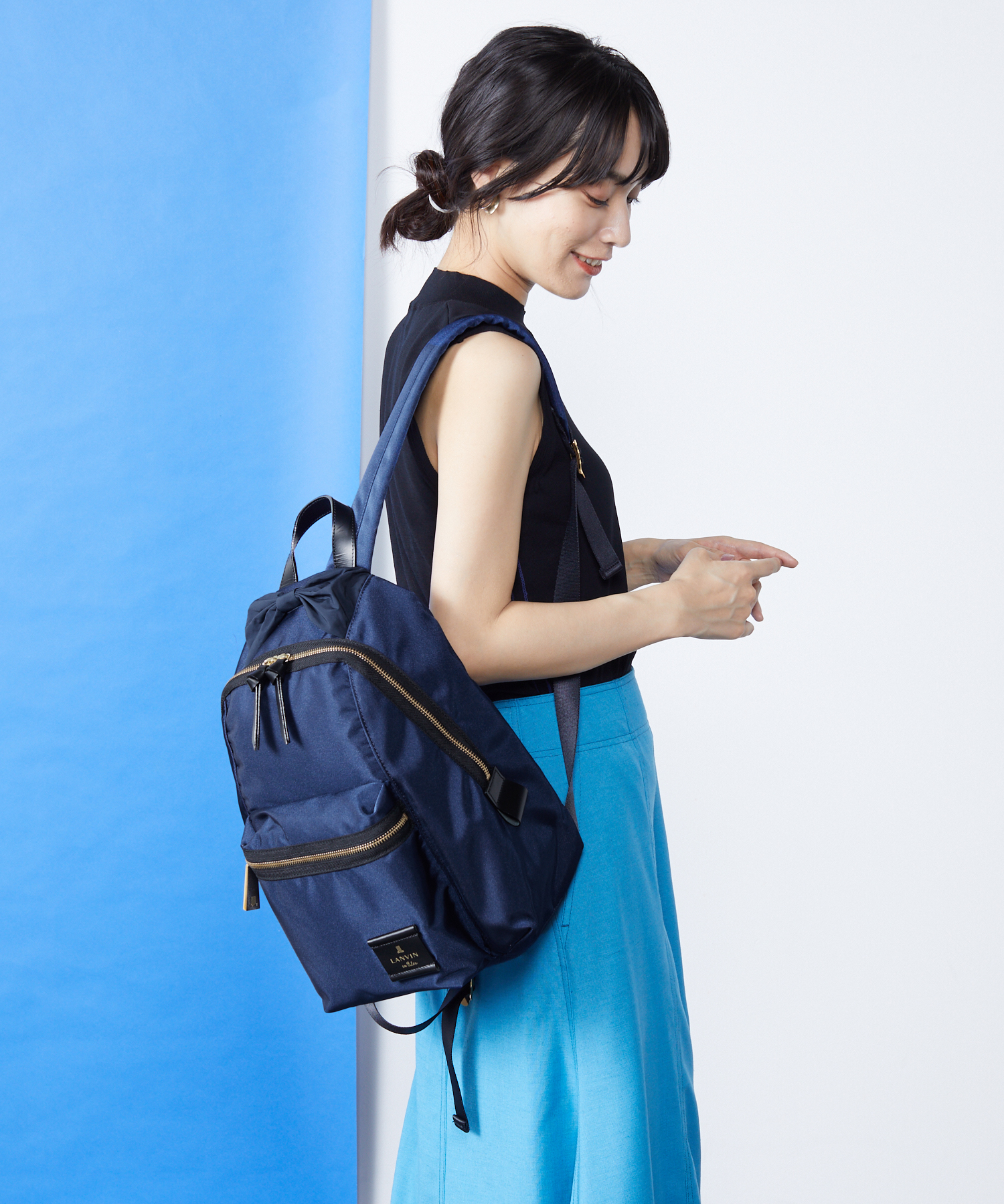 LANVIN en Bleu トロカデロ リュックサック(LB0000575)|阪急 LANVIN en Bleu トロカデロ リュックサック(LB0000575)|阪急