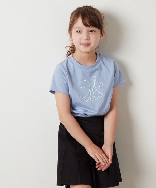 a.v.v(KID'S)(アー・ヴェ・ヴェキッズ)/[140－150]ビッグロゴ刺繍Tシャツ/img10