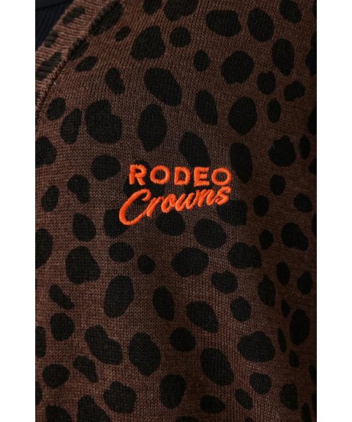 RODEO CROWNS WIDE BOWL(ロデオクラウンズワイドボウル)/アニマルアソートカーディガン/img14