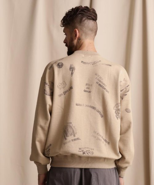 WEB LIMITED/FADE STAMP SWEAT/フェード スタンプスウェット 