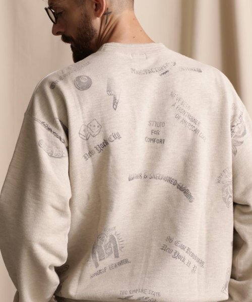 WEB LIMITED/FADE STAMP SWEAT/フェード スタンプスウェット 