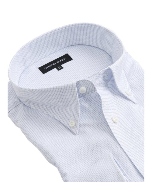 GRAND-BACK(グランバック)/【大きいサイズ】グランバック/GRAND－BACK 綿100％ 形態安定 ボタンダウン 長袖 シャツ メンズ ワイシャツ ビジネス yシャツ 速乾 ノーアイロン/img01