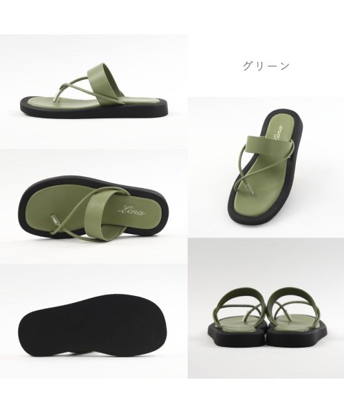 FOOT PLACE(フットプレイス)/レディース サンダル ストラップサンダル 厚底 フラット トング 紐ストラップ レナ LENA TS－15000/img08